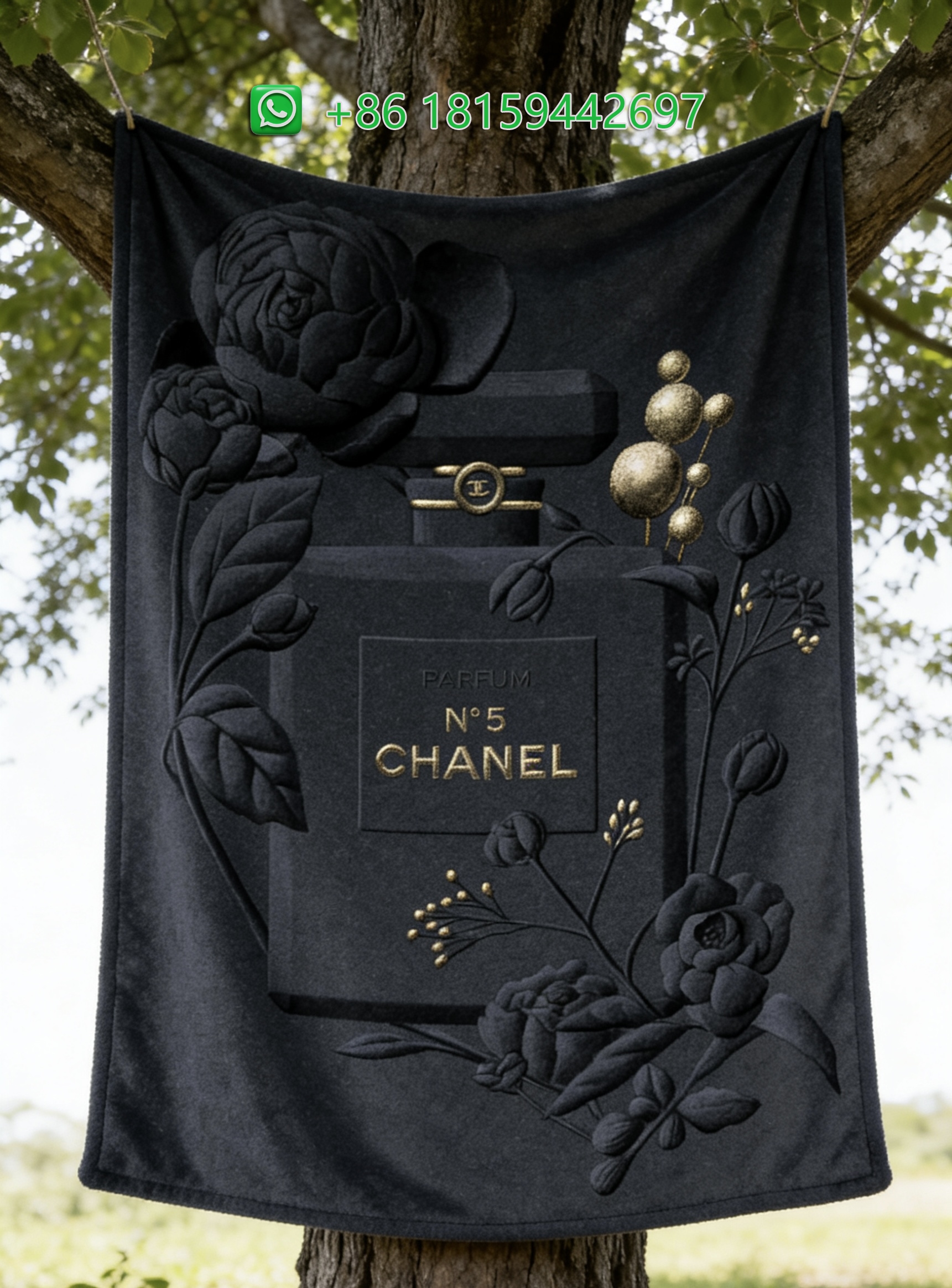 Chanel Throw Blankets